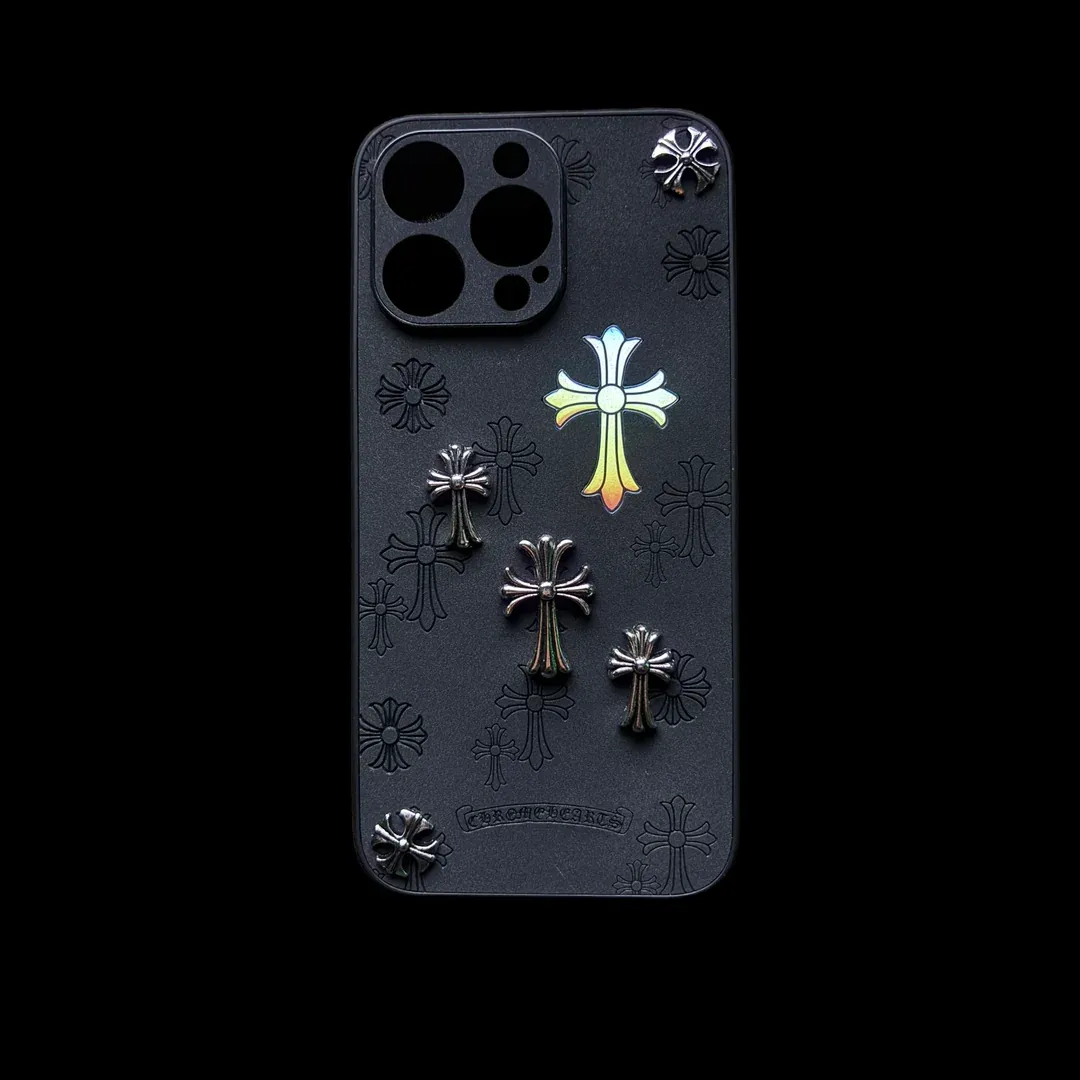 Obsidian Black Chrome Heart Reflective 01