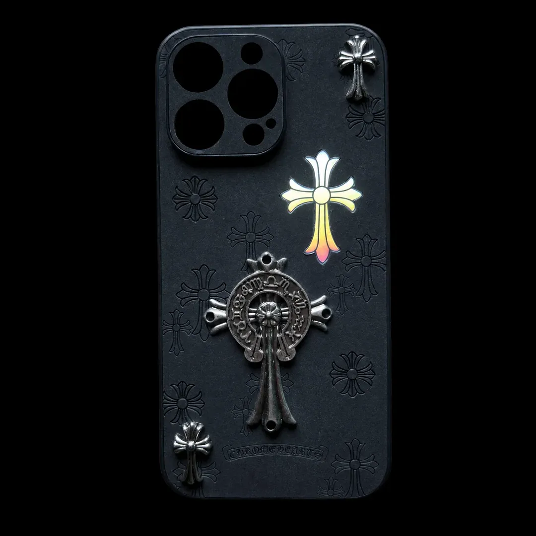 Obsidian Black Chrome Heart Reflective 04