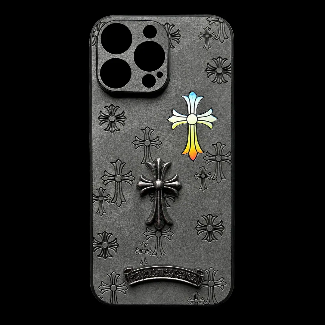 Stone Grey Chrome Heart Reflective 02