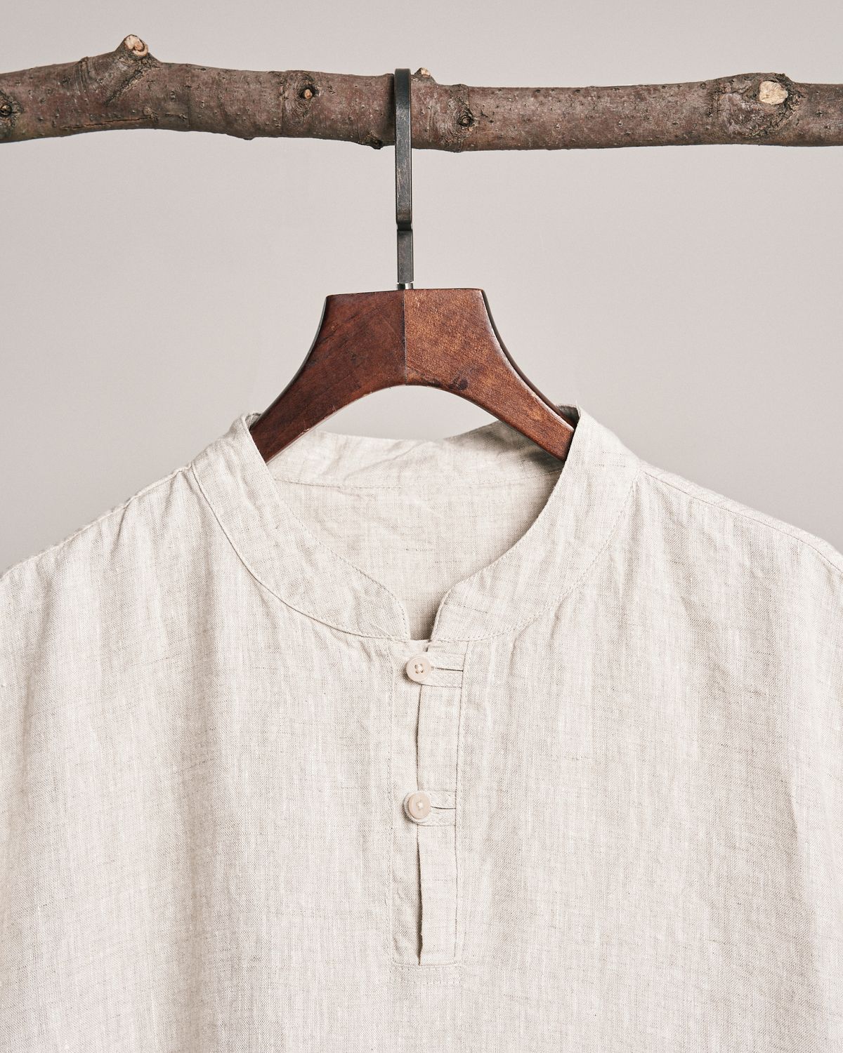 Mandarin Collar Shirt