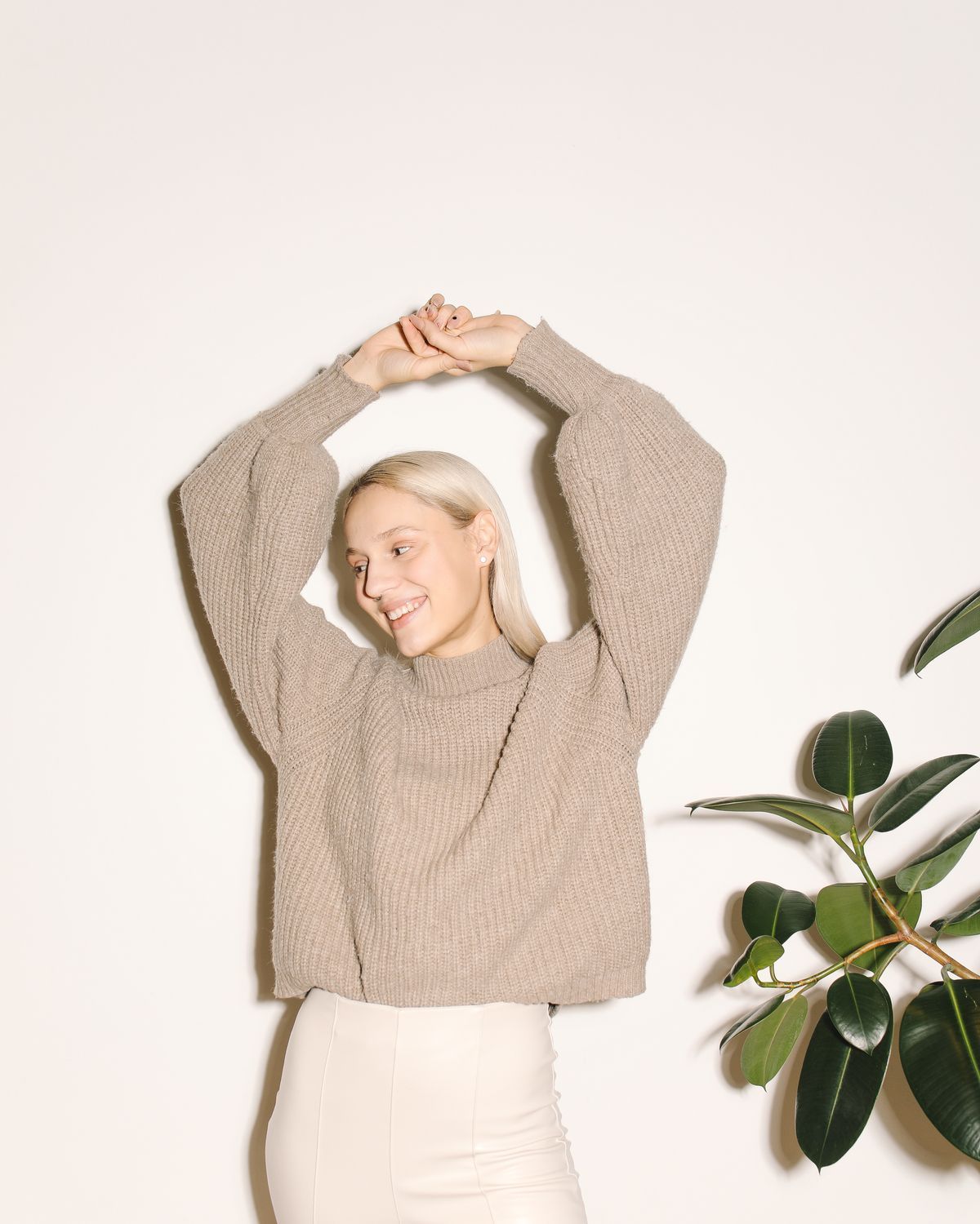 Crew Jumper, Oat