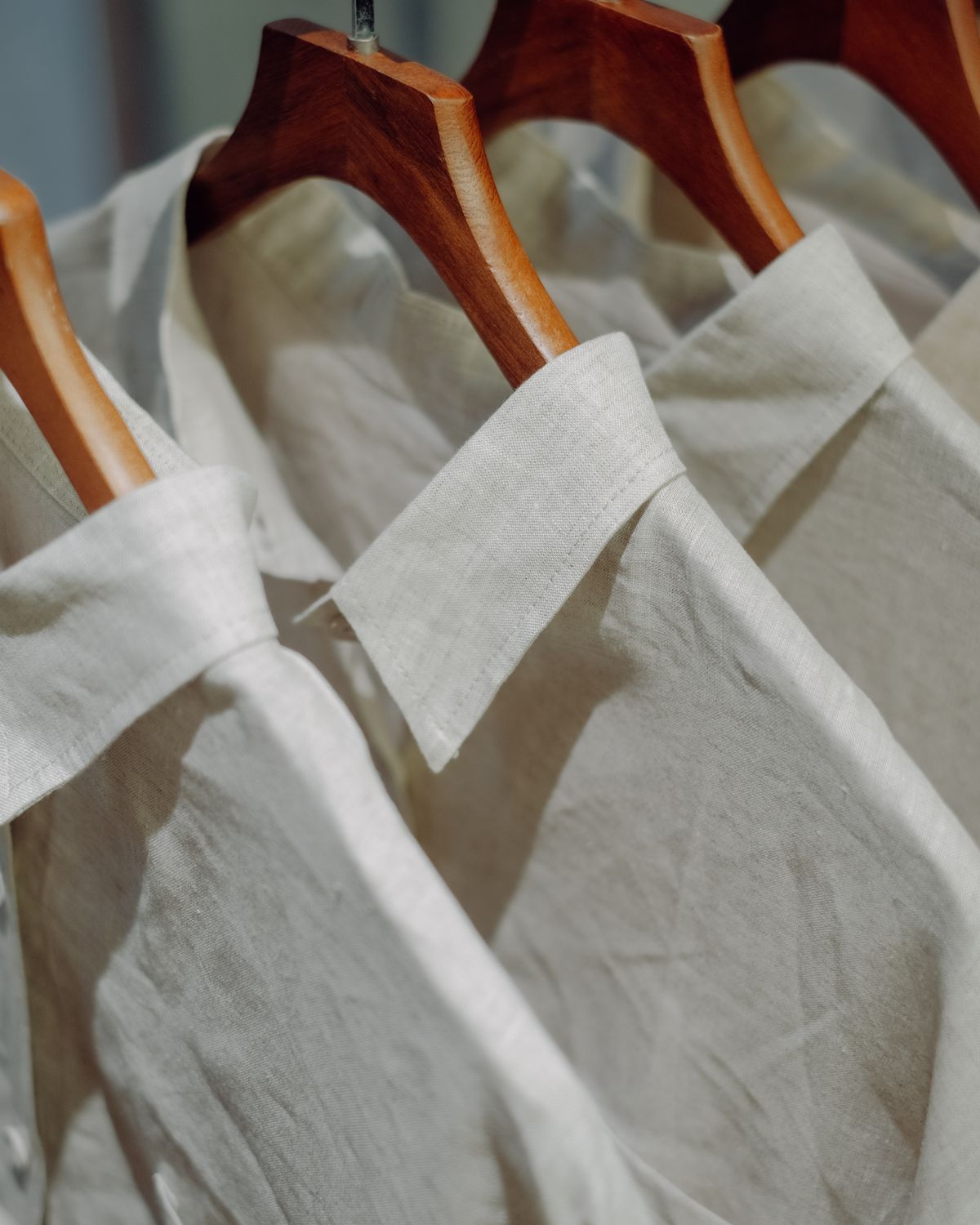 Linen Shirt, Ecru