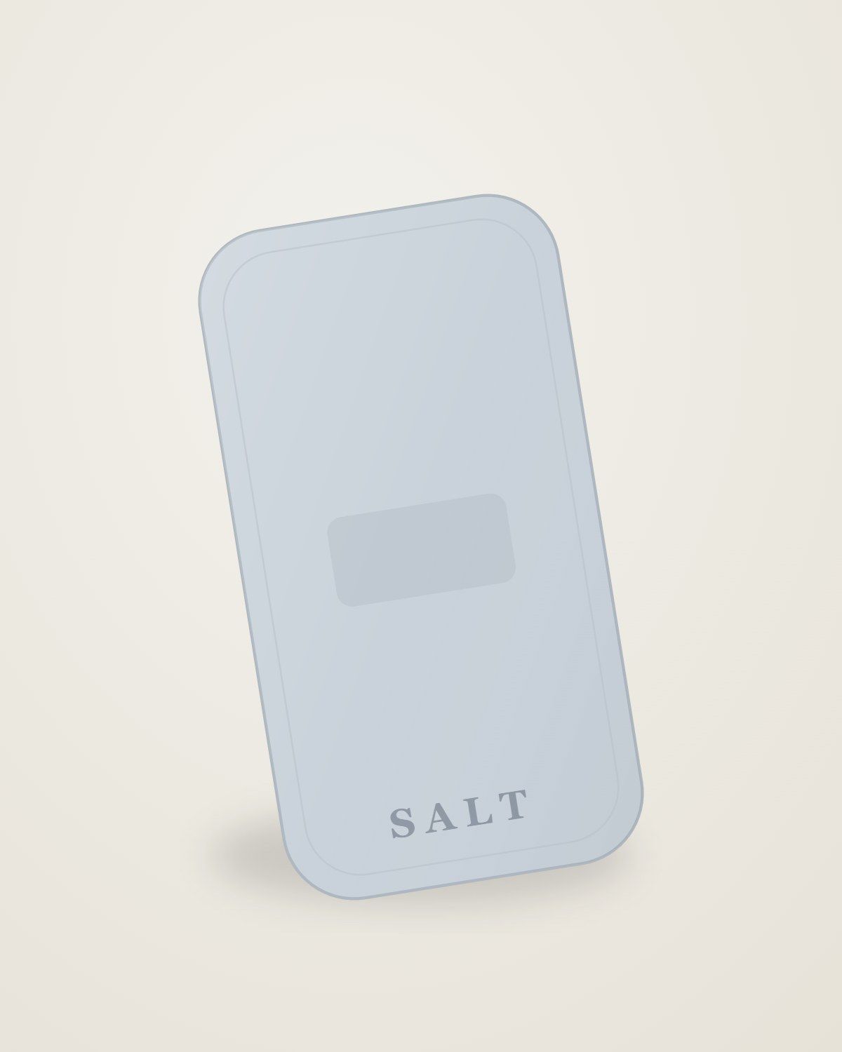 A frosted SALT case