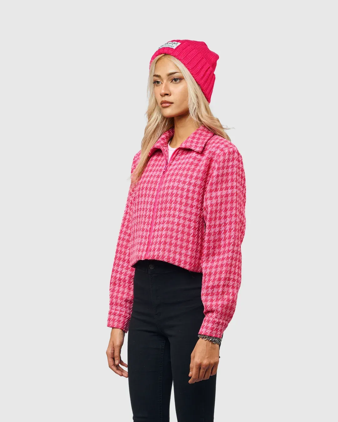 W&R Very Pink Crop Jacket (Women) - view 4