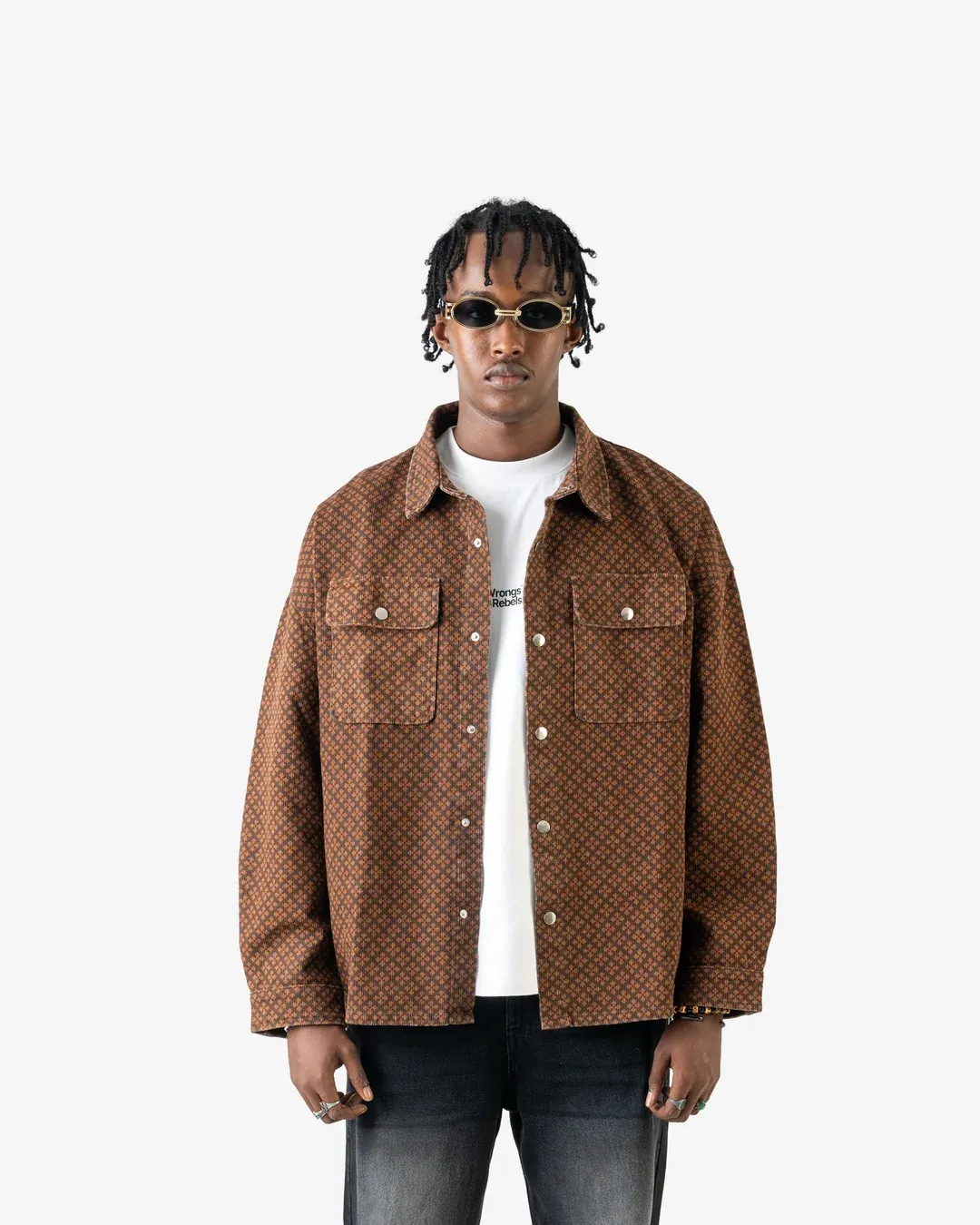 W&R Caramel Dobby Shacket - view 3