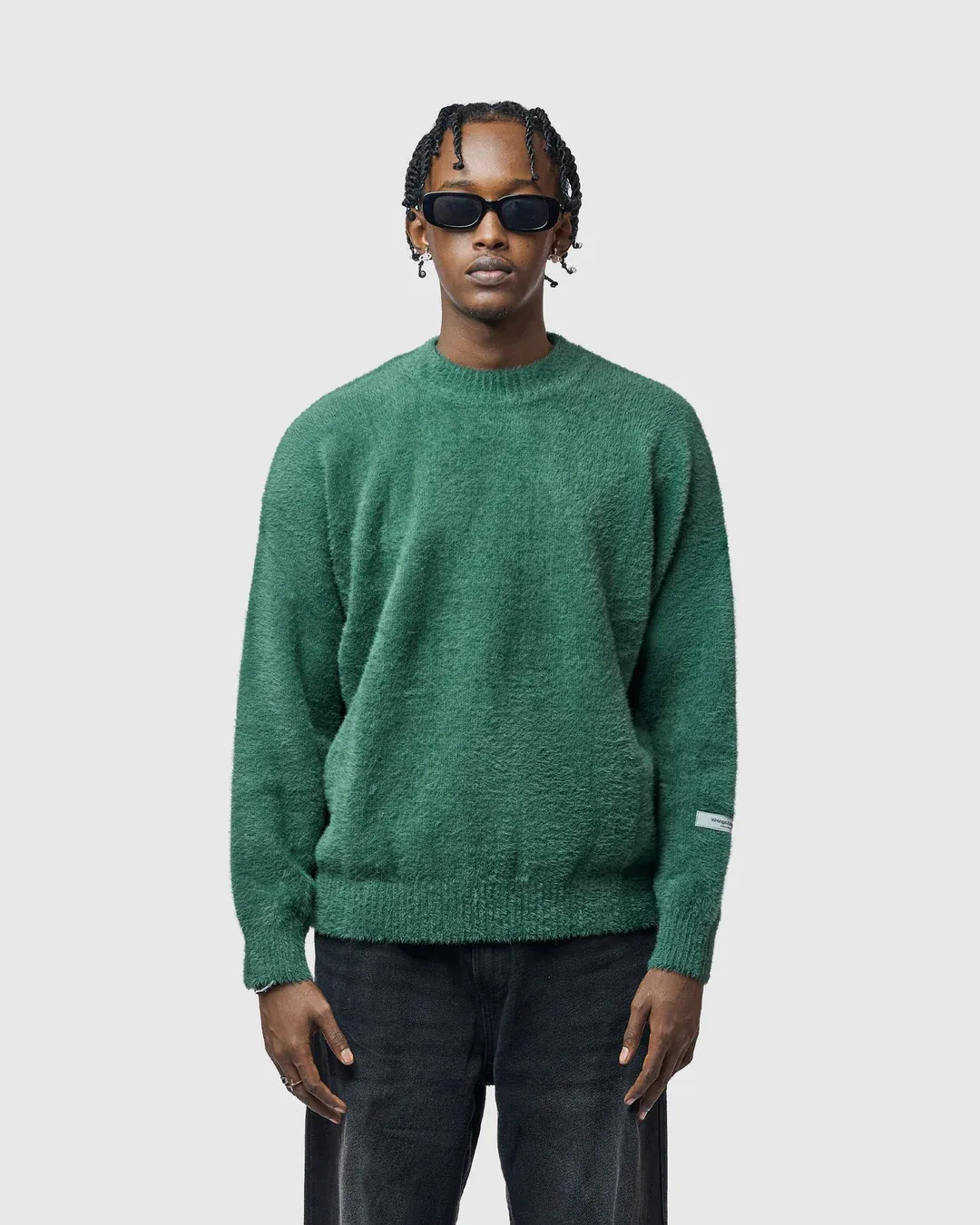 W&R Green Cat Feather Sweater - view 3