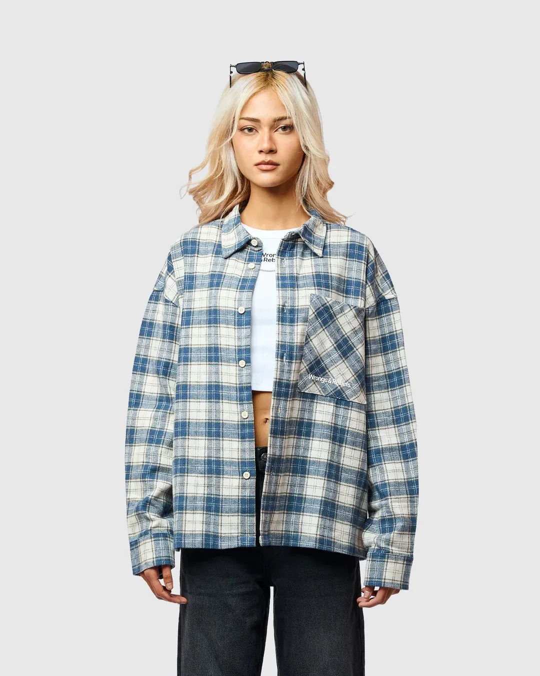 W&R New Day Boxy Check Shirt - view 4