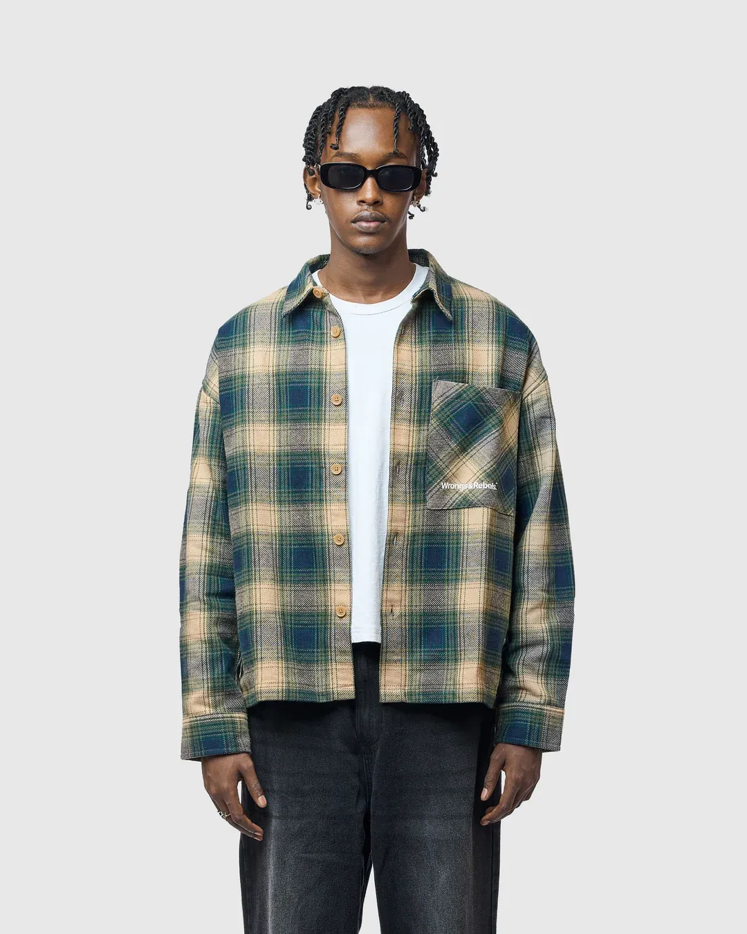 W&R Forest Boxy Check Shirt - view 3