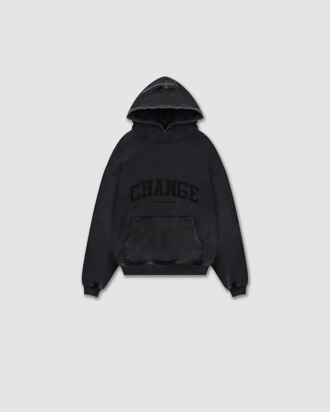 W&R Charcoal Boxy Hoodie
