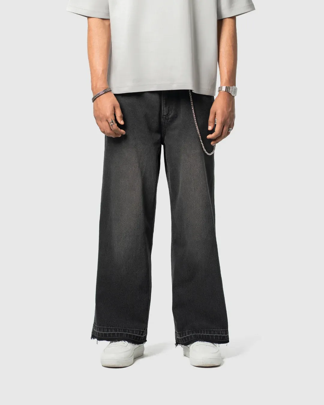 W&R Marl Baggy Pants - view 3