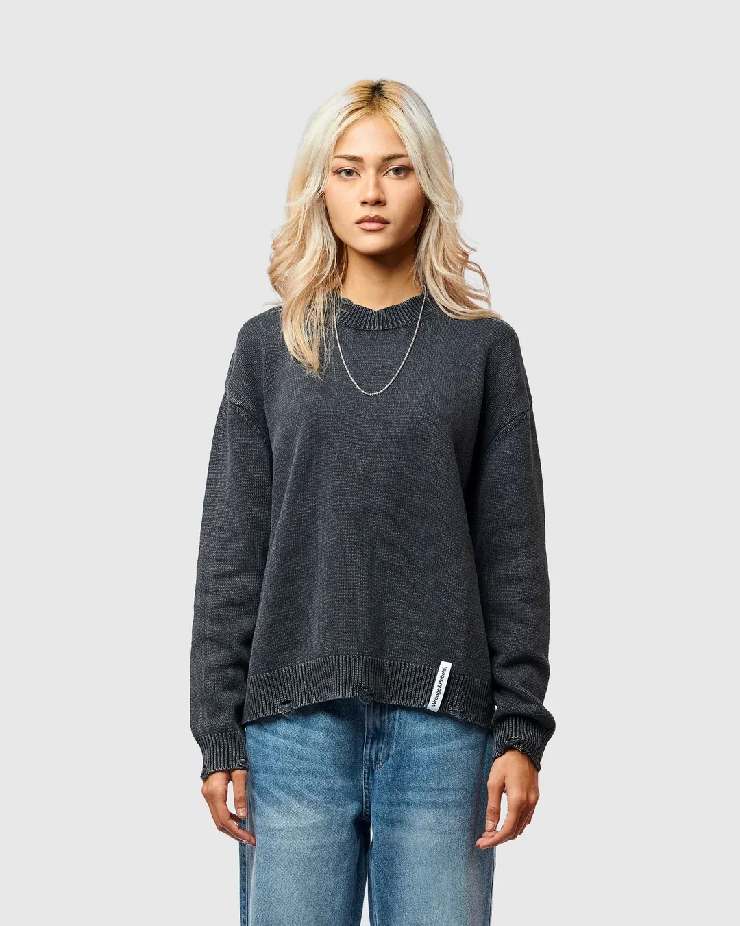 W&R Aged Black Sweater - view 4