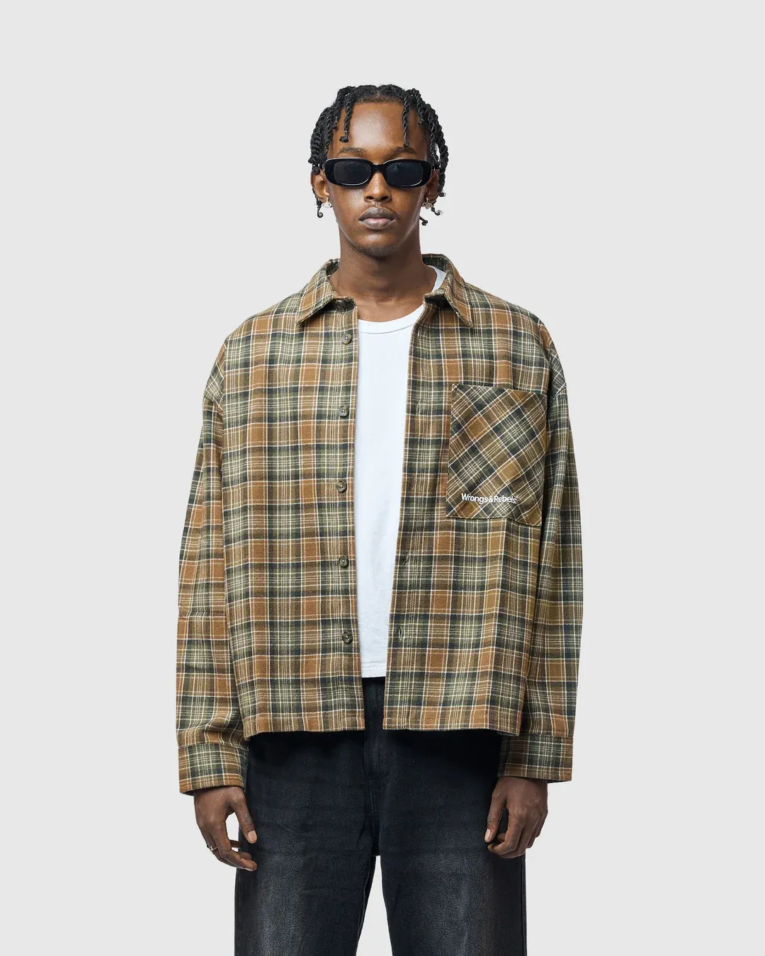 W&R Soil Boxy Check Shirt - view 3