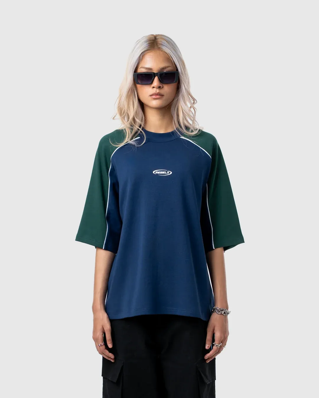 W&R Blue Old School Boxy T-Shirt - view 4