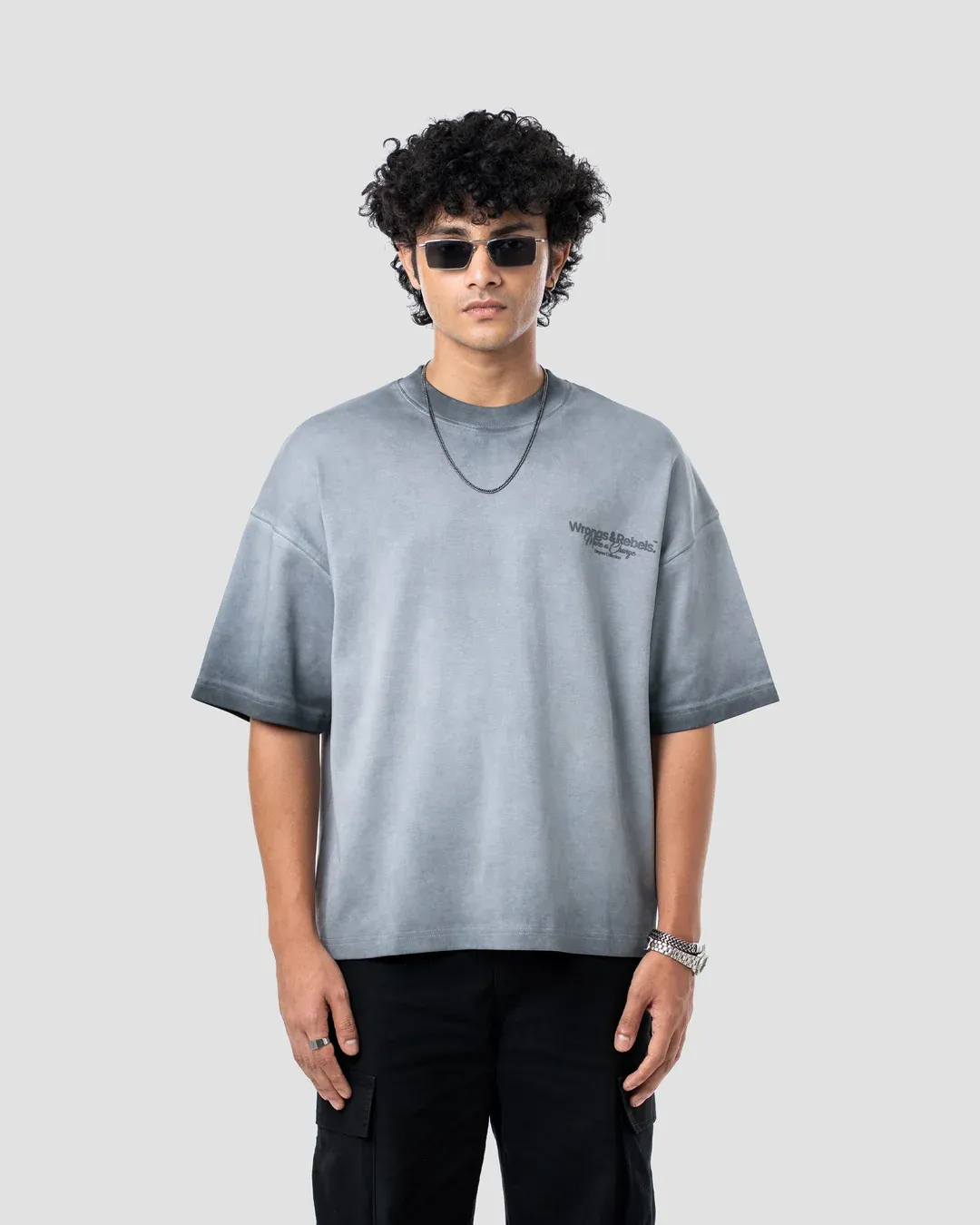W&R Storm Gray Boxy T-Shirt - view 3