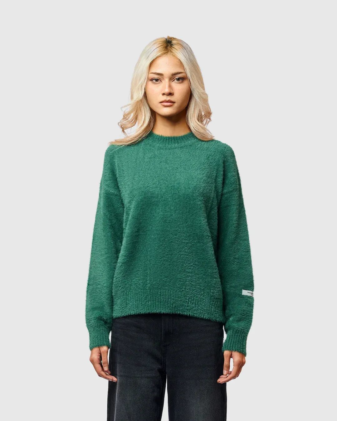 W&R Green Cat Feather Sweater - view 4