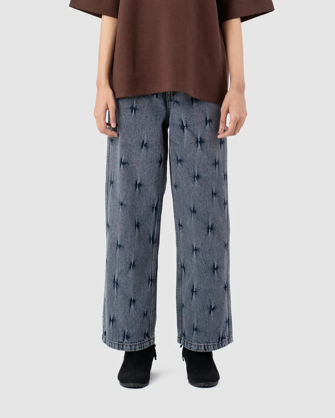 W&R Pin Stripe Baggy Pants - view 4