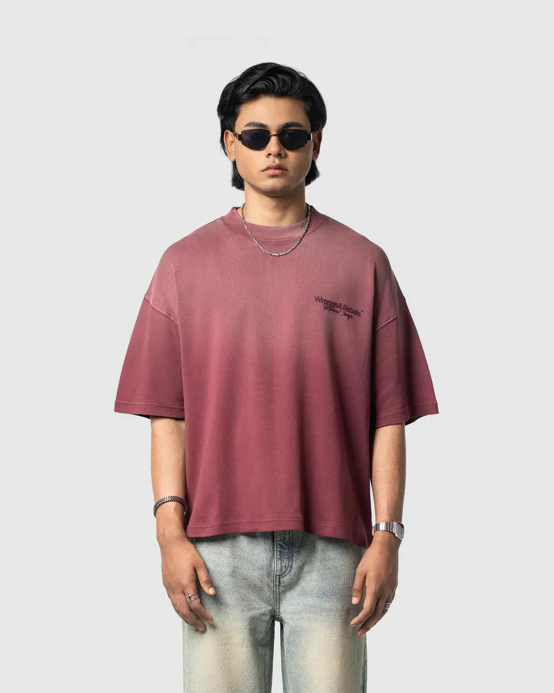 W&R Light Wash Fig T-shirt - view 3