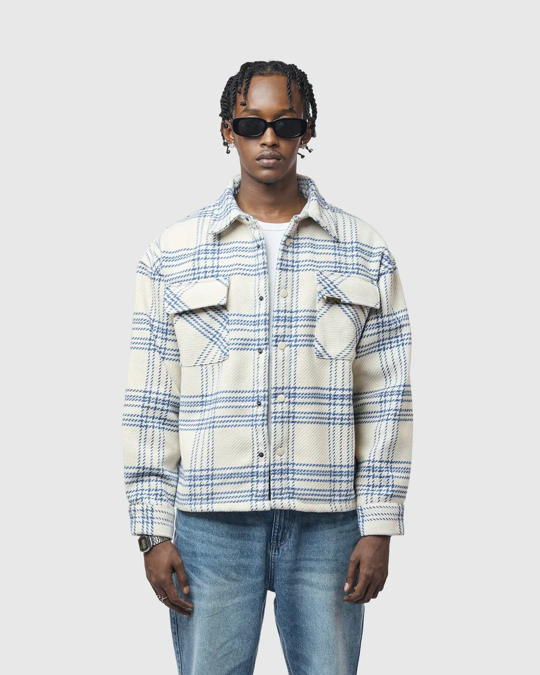 W&R Horizon Check Shacket - view 3