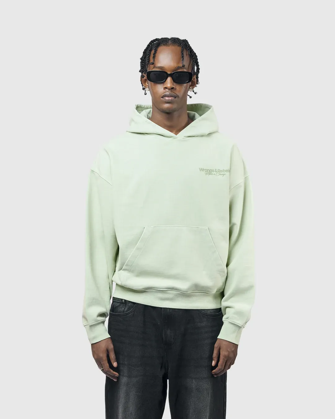 W&R Pastel Boxy Hoodie - view 3