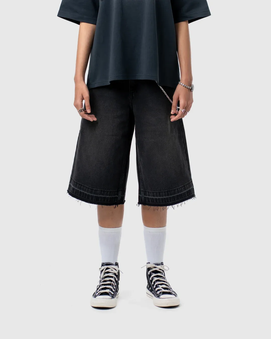 W&R Jet Black Jorts - view 4