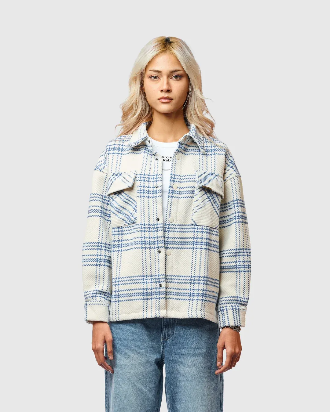 W&R Horizon Check Shacket - view 4