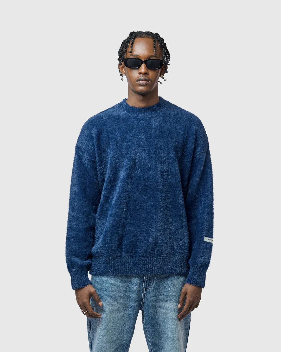 W&R Navy Cat Feather Sweater - view 3