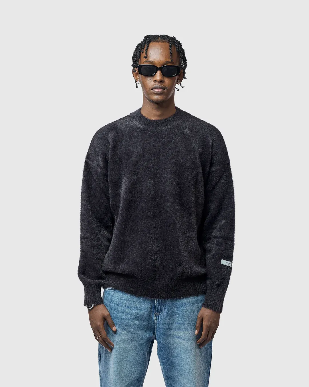 W&R Black Cat Feather Sweater - view 3
