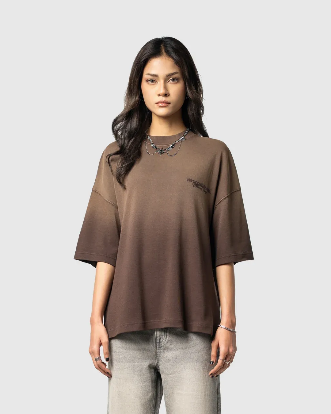 W&R Light Wash Chocolate Plum T-shirt - view 4