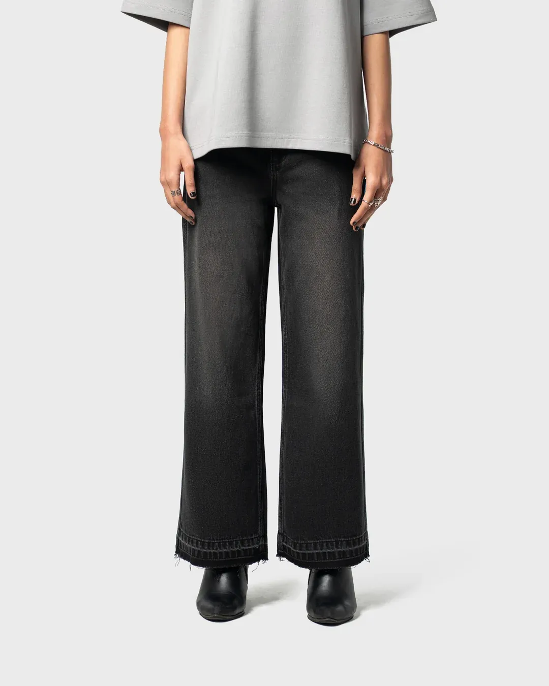 W&R Marl Baggy Pants - view 4