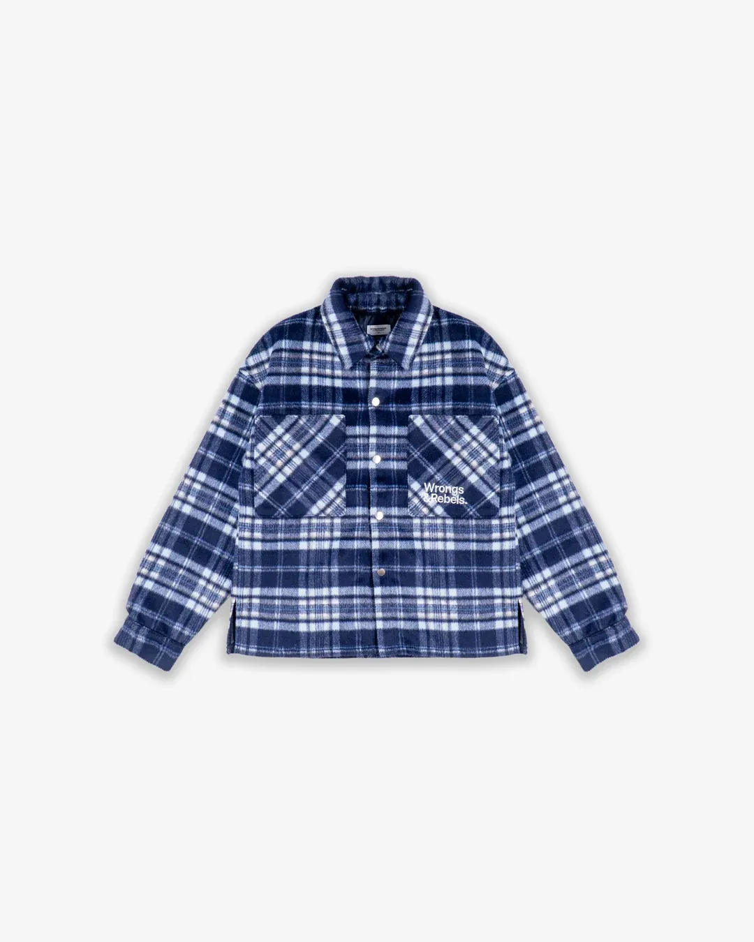 W&R Blue Stripe Flannel Shacket