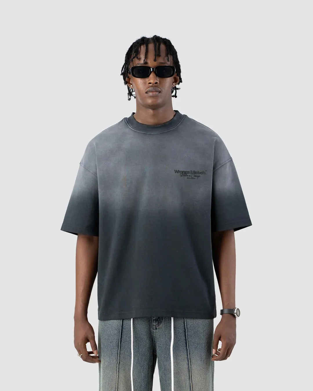 W&R Vintage Black boxy T-shirt - view 3