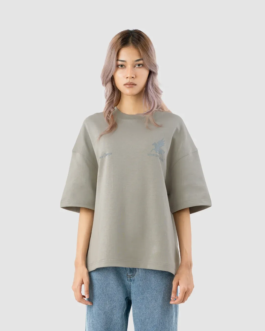 W&R Dark Ash Boxy T-Shirt - view 4