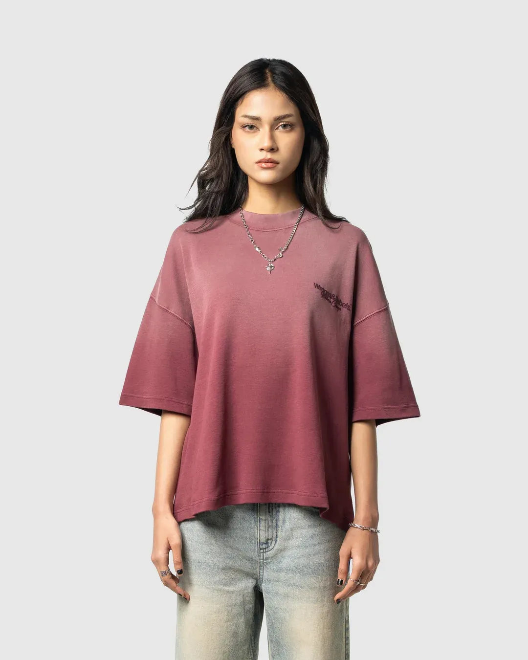 W&R Light Wash Fig T-shirt - view 4