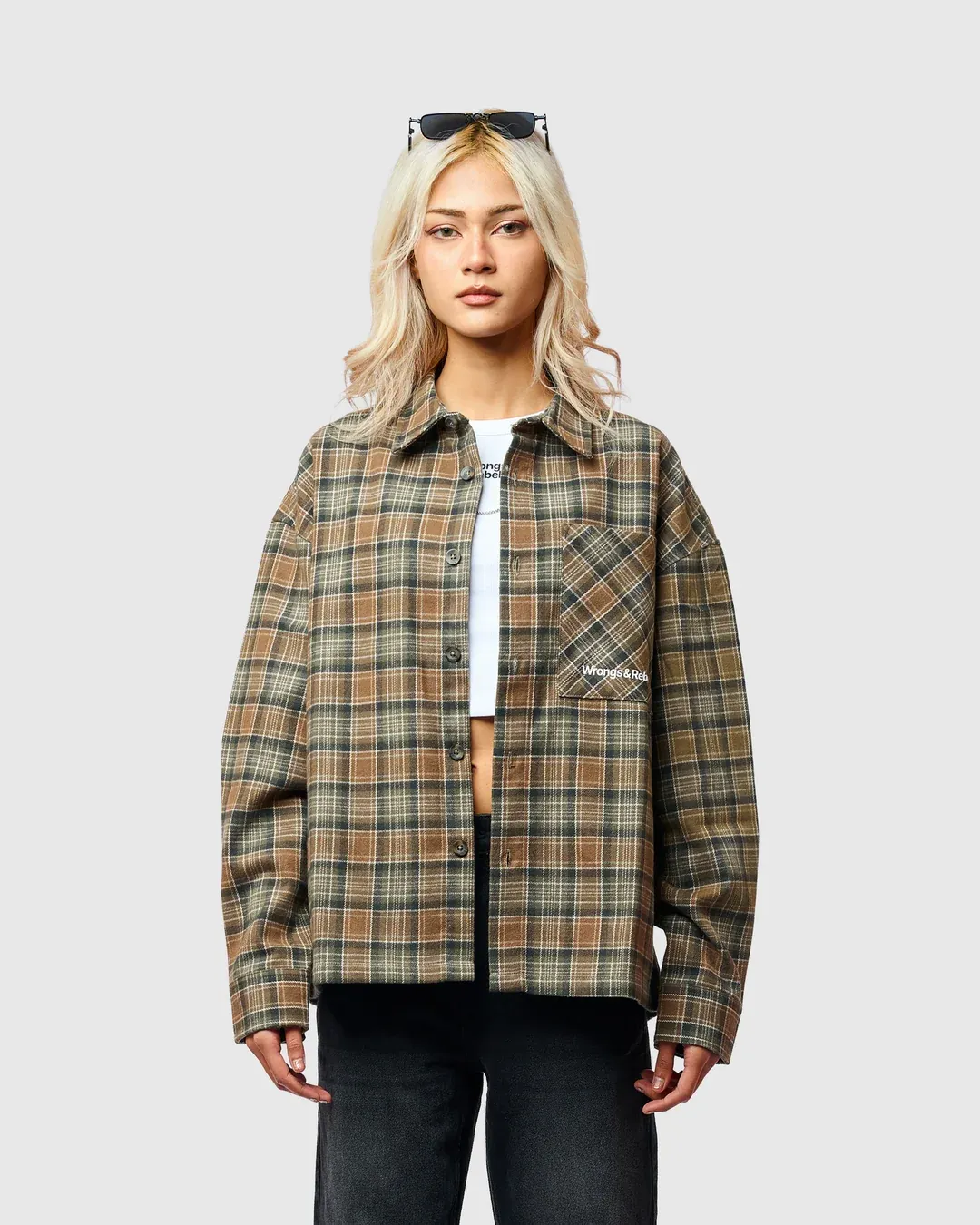 W&R Soil Boxy Check Shirt - view 4