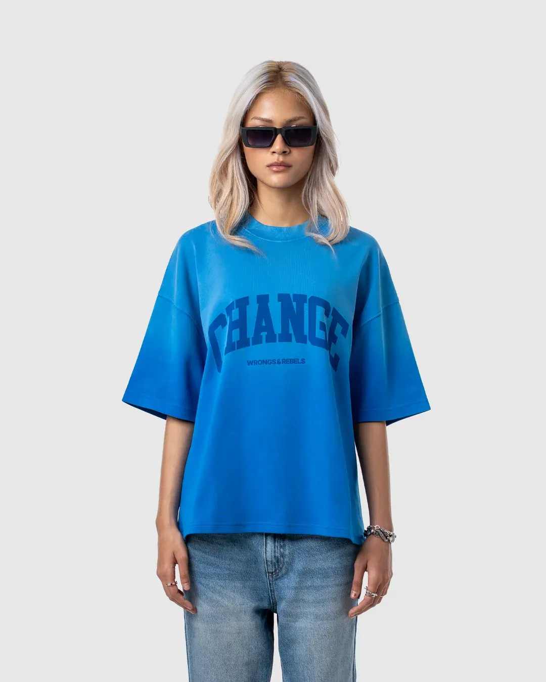 W&R Absolute Blue Boxy T-Shirt - view 4