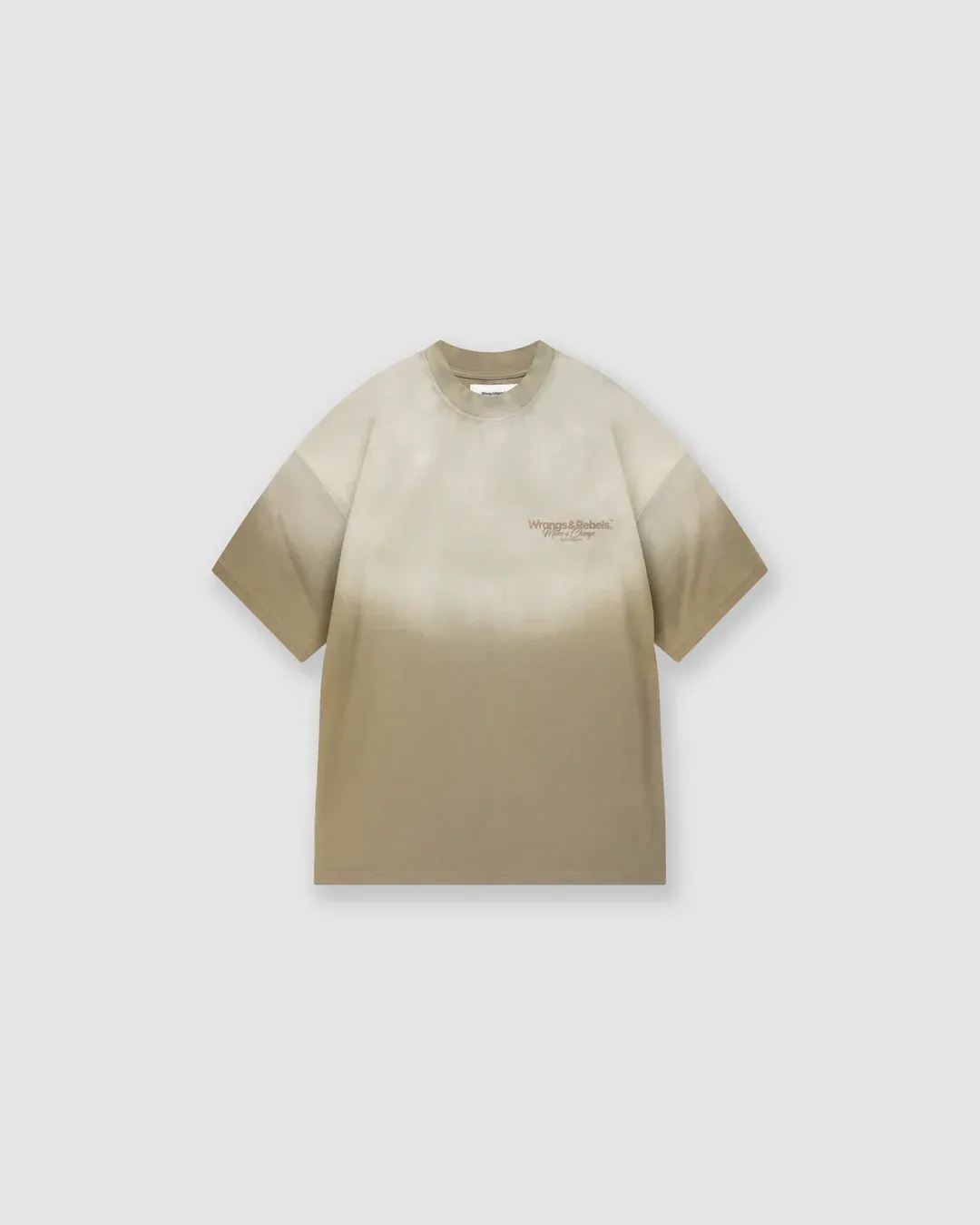 W&R Vintage Olive boxy T-shirt